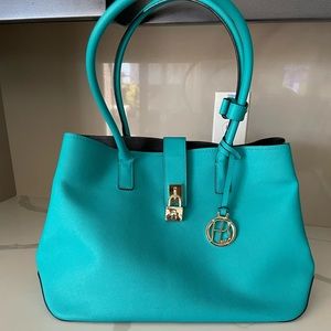Henri Bendel Turquoise Tote